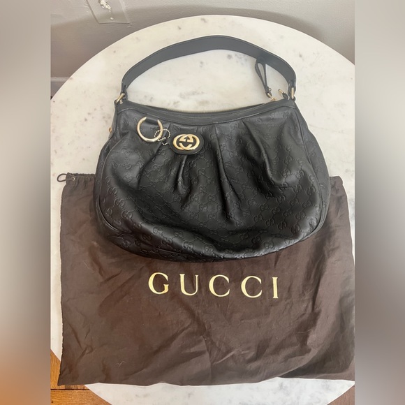 Gucci Handbags - Gucci Guccissima Sukey Hobo Bag